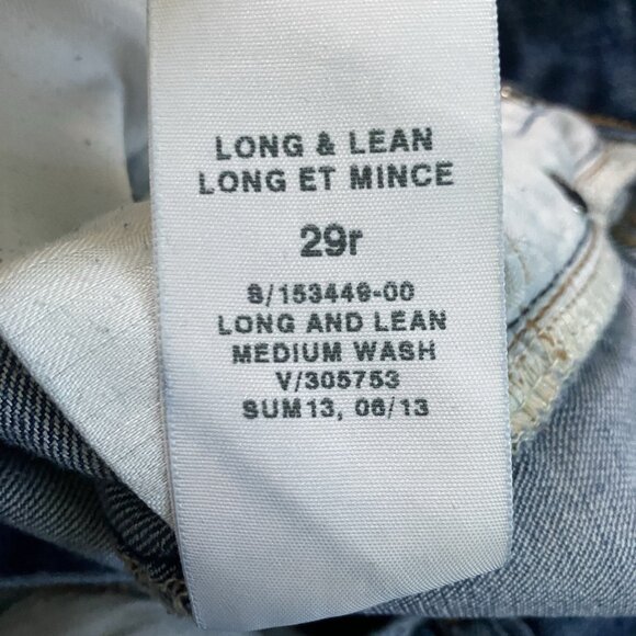 Gap Jeans Womens 29 Long & Lean Upcycled Patchwork Handmade Denim - Picture 3 of 10